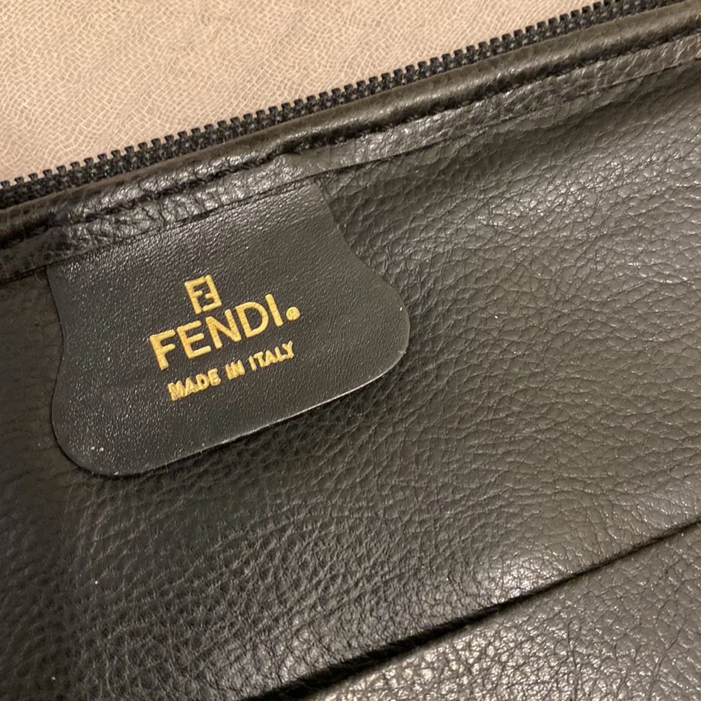 FENDI Vintyge Black Laptop Sleeve